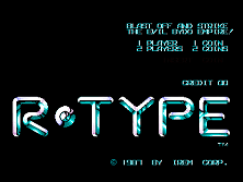 Title Screen:  R-Type (World)